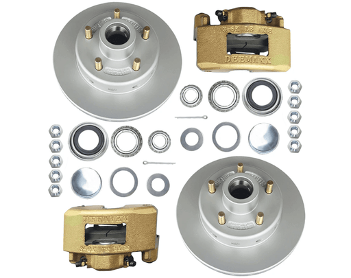 DeeMaxx DMX DB Hub Kit 1500KG Gold Calps For Trailer Braking Systems Heavy Duty Ready