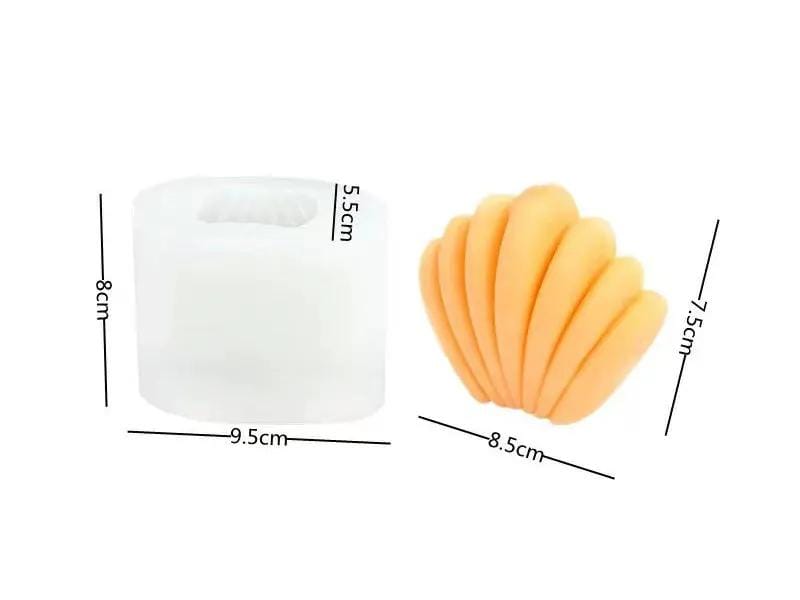 Resin Art NZ Moulds Epoxy Resin Candle Moulds - Pearl Shell Epoxy Resin Candle Moulds - Pearl Shell | NZ