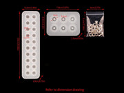 Resin Art NZ Moulds Spherical Bracelet Beads Moulds -20mm Spherical Bracelet Beads Moulds -20mm | NZ