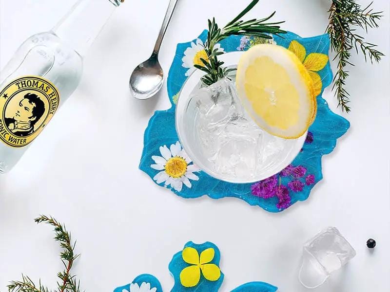 Resin Art NZ Moulds Coaster Moulds - Flowers (4pcs pack) Coaster Moulds - Flowers (4pcs pack) | NZ