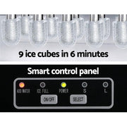 Devanti 12kg Ice Maker Machine w/Self Cleaning Silver – view 5