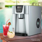 Devanti 2L Portable Ice Cuber Maker & Water Dispenser - Silver – view 7