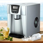 Devanti 2L Portable Ice Cuber Maker & Water Dispenser - Silver – view 8