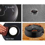Devanti 5 Trays Food Dehydrator Fruit Dehydrators Pet Beef Jerky Dryer Black – view 6
