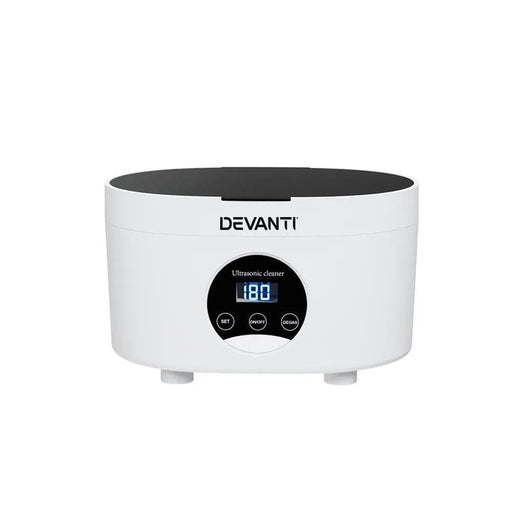 Devanti 600ml Ultrasonic Cleaner Timer Jewellery Glasses Cleaning Machine Degas – view 1
