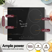 Devanti Induction Cooktop 60cm Electric Cooker – view 5