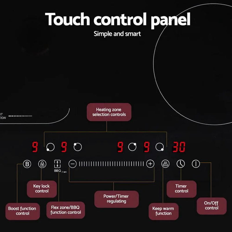 Devanti Induction Cooktop 60cm Electric Cooker – view 7