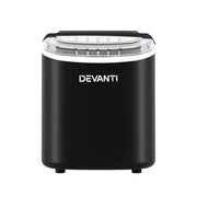 Devanti Portable Ice Maker Machine Ice Cube Tray 12kg Bar Countertop Black – view 3