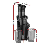 Devanti Slow Juicer Cold Press Fruit Juicer – view 2