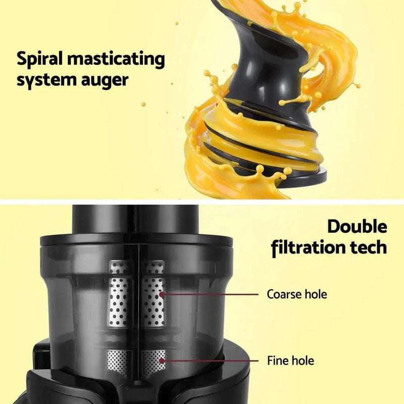 Devanti Slow Juicer Cold Press Fruit Juicer – view 5