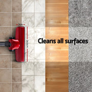 Devanti Stick Vacuum Cleaner Handheld Corded 450W Red – view 3