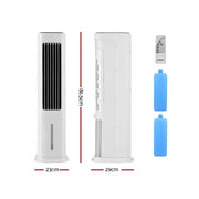 Devanti Tower Evaporative Air Cooler Conditioner Portable Cool Fan Humidifier 6L – view 2
