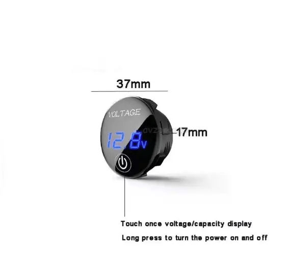 LED Digital Display DC 12V-24 Car SUV Panel Voltmeter – view 3