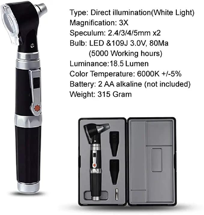 Magnification Ear Scope with LED Direct Illumination Light – view 4