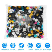 salelink.co.nz Unbranded 500PCS Car Body Trim Clips 500PCS Car Body Trim Clips | Action Outdoors NZ