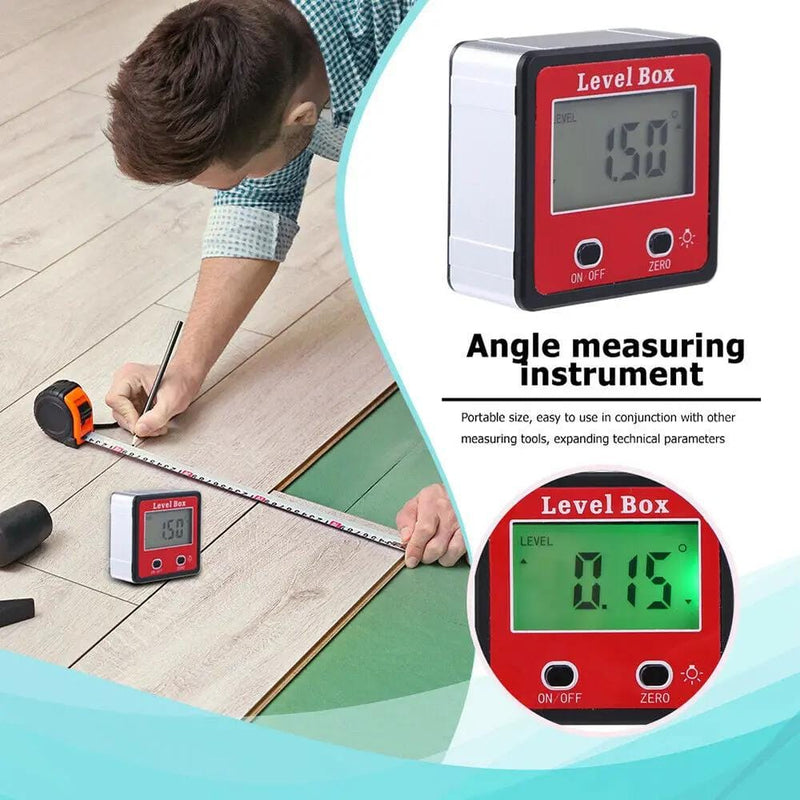 Magnetic Digital Protractor Angle Finder Gauge Inclinometer Electronic Box – view 3