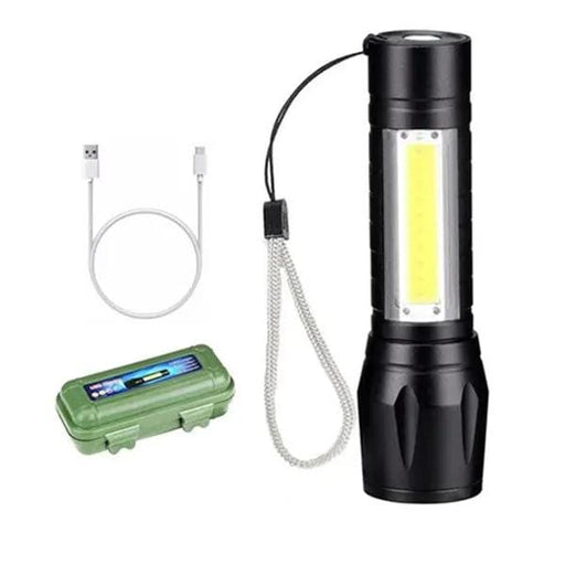 salelink.co.nz Unbranded COB LED Mini Flashlight Torch Zoom COB LED Mini Flashlight Torch Zoom | Action Outdoors NZ