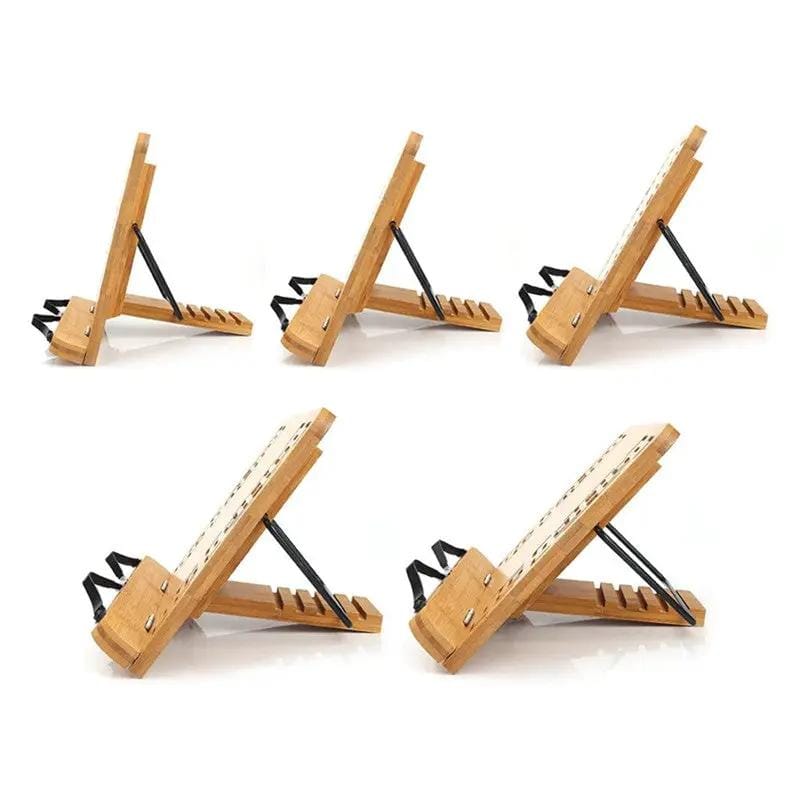 Bamboo Tablet iPad Cookbook Stand Holder Rack – view 3