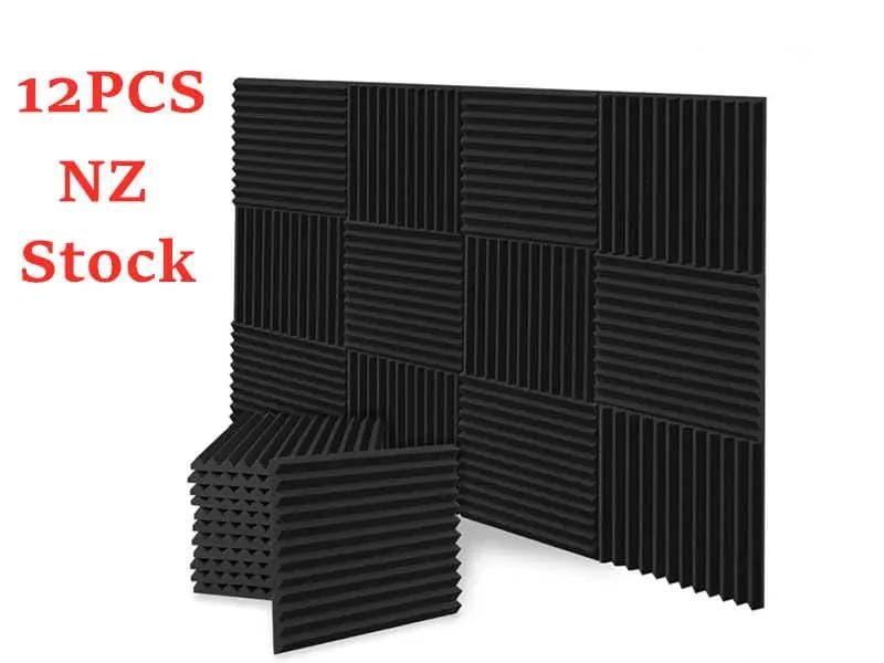 12PCS Studio Acoustic Foam Sound Absorption Proofing Panel Wedge Soundproofing – view 5