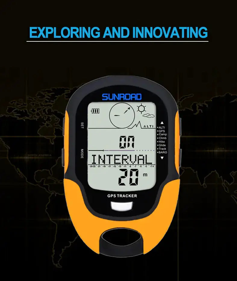 SUNROAD GPS Altimeter & Compass — 9-in-1 Outdoor Navigation Device – view 5