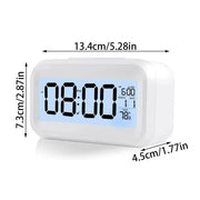 Digital Alarm Clock – Battery Operated with Indoor Temperature & Light Sensor Backlight (3 colors available) – view 11