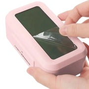 Digital Alarm Clock – Battery Operated with Indoor Temperature & Light Sensor Backlight (3 colors available) – view 7