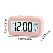Digital Alarm Clock – Battery Operated with Indoor Temperature & Light Sensor Backlight (3 colors available) – view 13