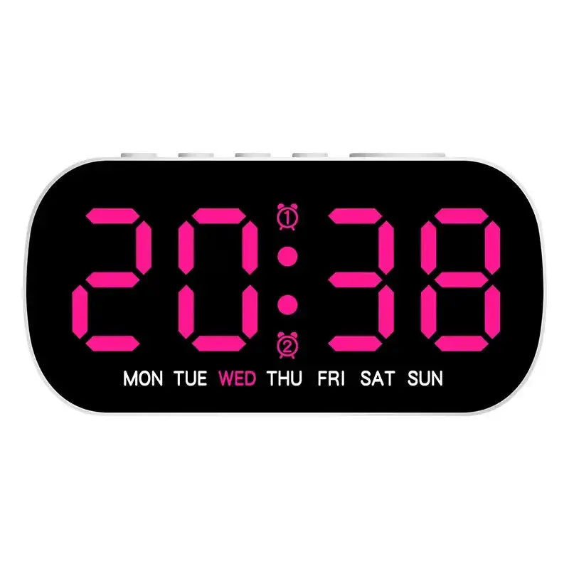 Digital Alarm Clock – USB Powered LED (different colours available) – view 18