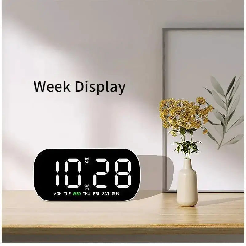Digital Alarm Clock – USB Powered LED (different colours available) – view 8