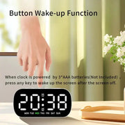 Digital Alarm Clock – USB Powered LED (different colours available) – view 3