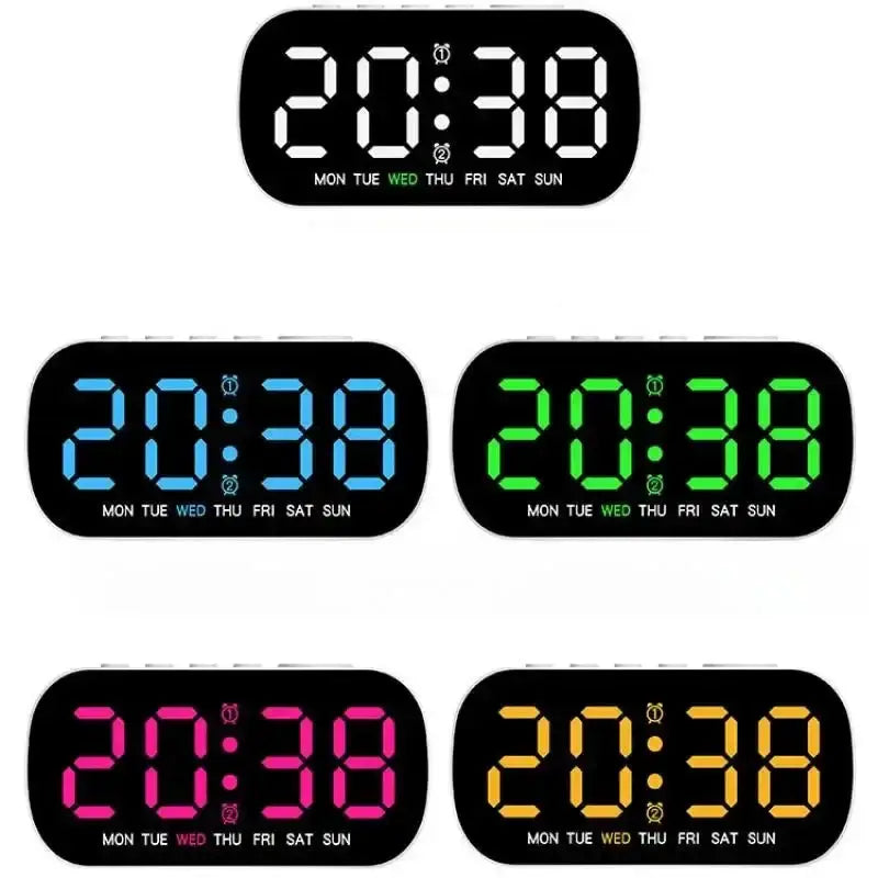 Digital Alarm Clock – USB Powered LED (different colours available) – view 4