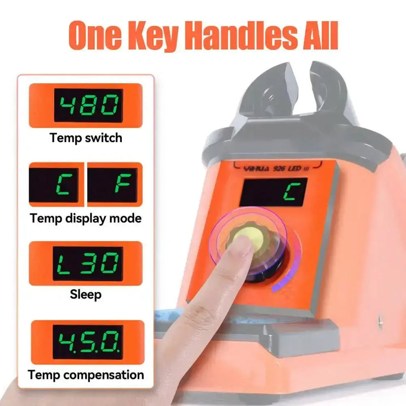 Digital Electric Soldering Iron Kit with Helping Hands (different plug type available) – view 2