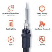 Digital Electric Soldering Iron Kit with Helping Hands (different plug type available) – view 12