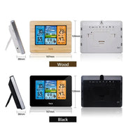 Digital Indoor-Outdoor Weather Station with Clock & Wireless Sensor (2 colours available) – view 4