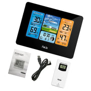 Digital Indoor-Outdoor Weather Station with Clock & Wireless Sensor (2 colours available) – view 9