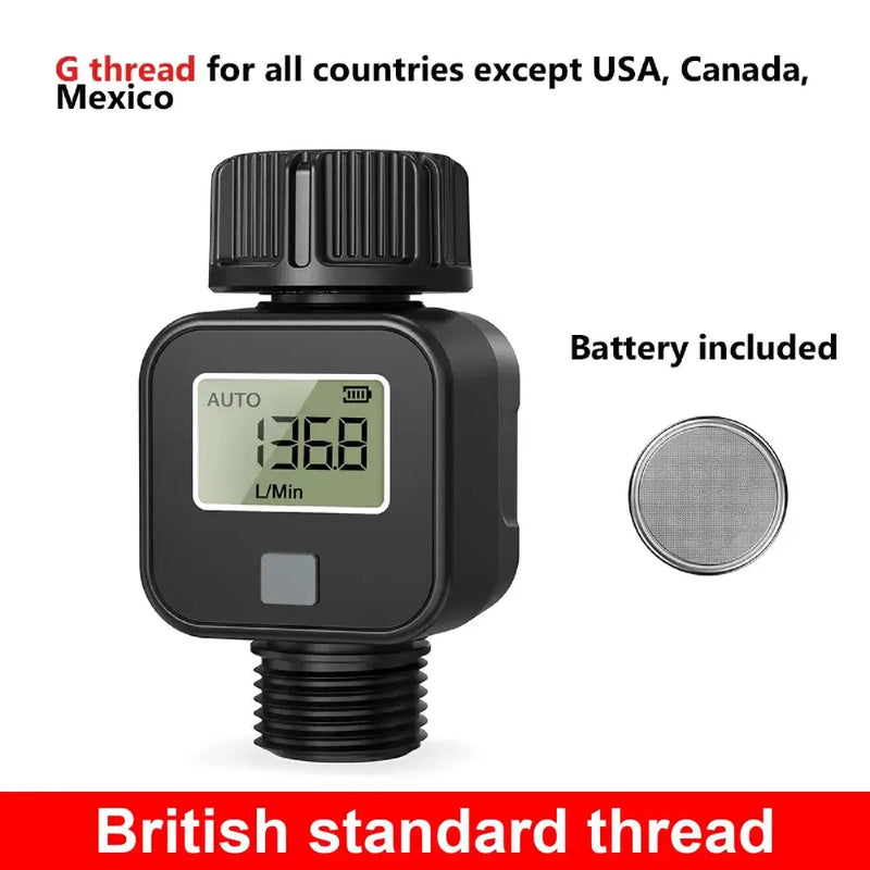 Digital LCD Water Flow Meter for Garden Irrigation (2 models available) – view 13