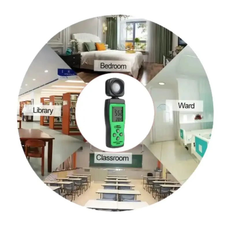 Habicare HBC Digital Lux Meter Habicare Digital Lux Light & Temp Meter