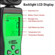 Habicare HBC Digital Lux Meter Habicare Digital Lux Light & Temp Meter