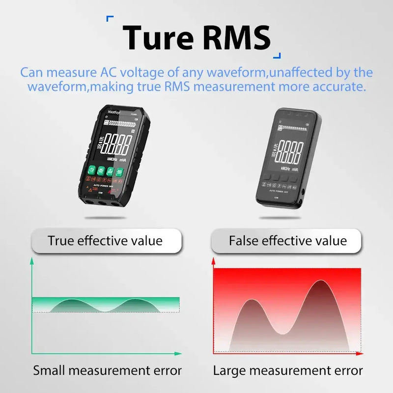 Digital Multimeter 600V AC/DC True RMS Auto-Range Tester (2 models available) – view 6