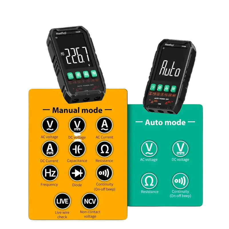 Digital Multimeter 600V AC/DC True RMS Auto-Range Tester (2 models available) – view 3