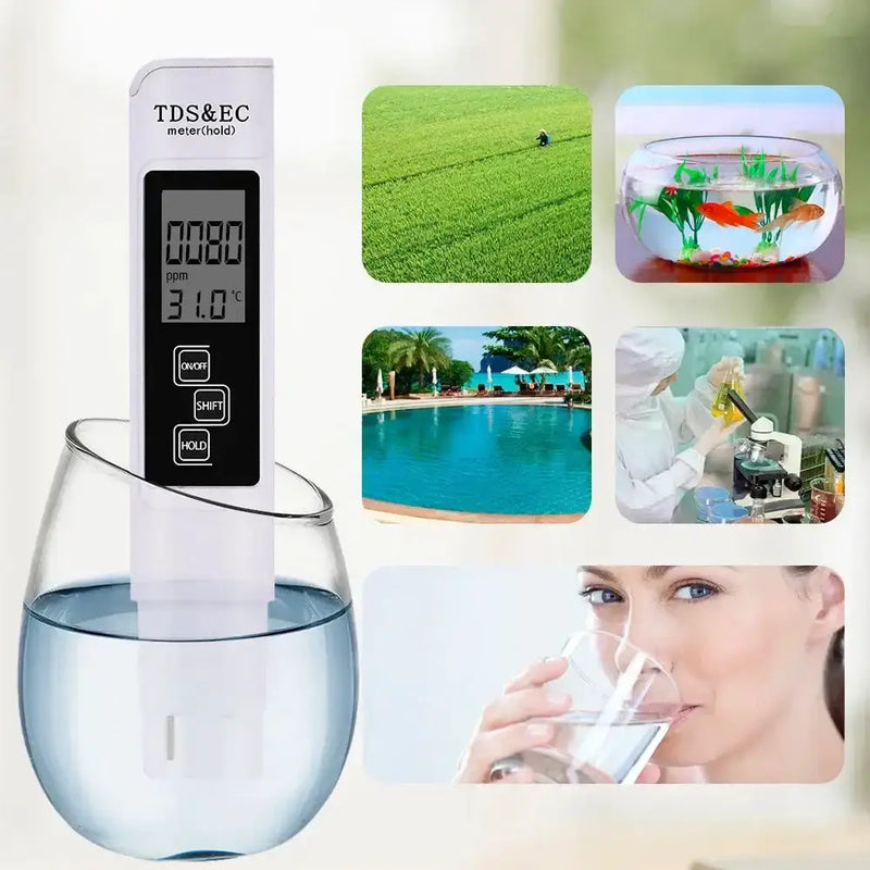 Habicare HBC Digital pH & TDS/EC Water Quality Tester Digital pH & TDS/EC Water Quality Tester