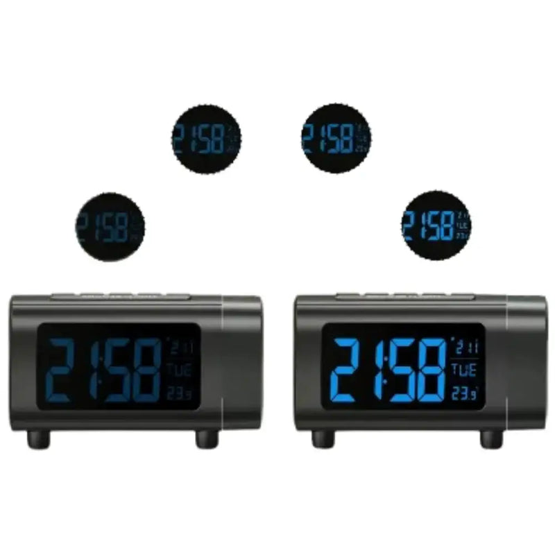Habicare HBC Digital Projection Alarm Clock Radio Digital Projection Alarm Clock Radio