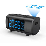 Habicare HBC Digital Projection Alarm Clock Radio Digital Projection Alarm Clock Radio