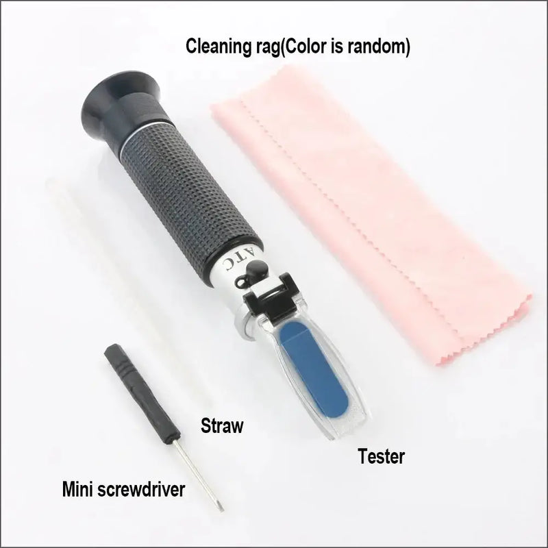 Digital Refractometer 0–80% Brix/Alcohol/Glycol Portable Handheld ATC Meter – view 7