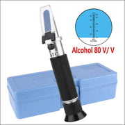 Digital Refractometer 0–80% Brix/Alcohol/Glycol Portable Handheld ATC Meter – view 4