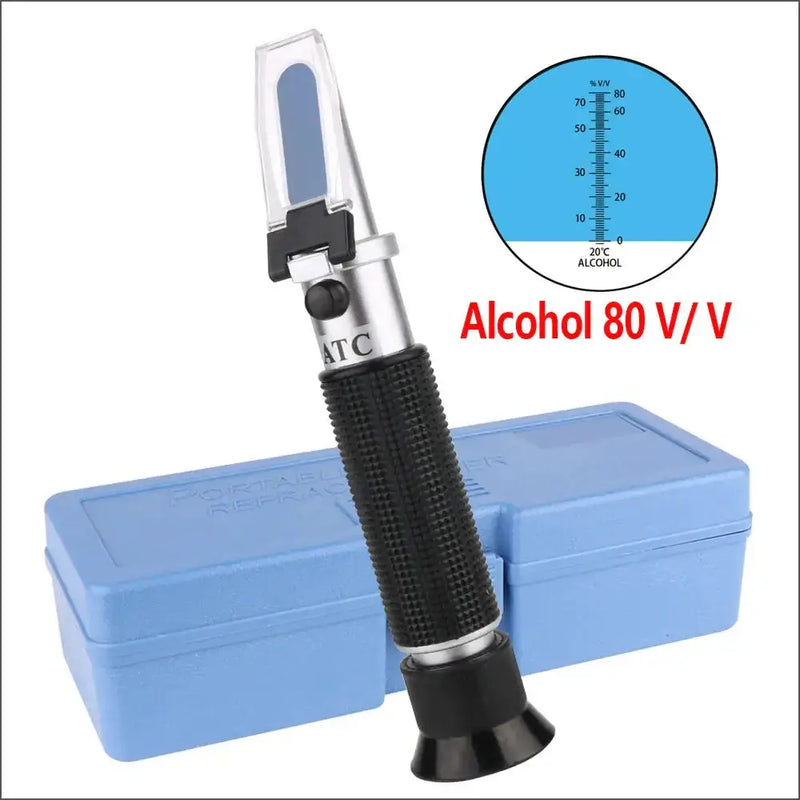 Digital Refractometer 0–80% Brix/Alcohol/Glycol Portable Handheld ATC Meter – view 4