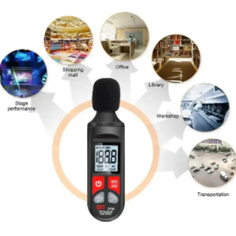 Habicare HBC Sound Level Meter - Digital DY38 Digital Sound Level Meter for Noise Measurement.