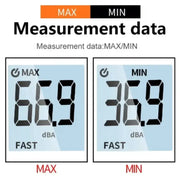 Habicare HBC Sound Level Meter - Digital DY38 Digital Sound Level Meter for Noise Measurement.