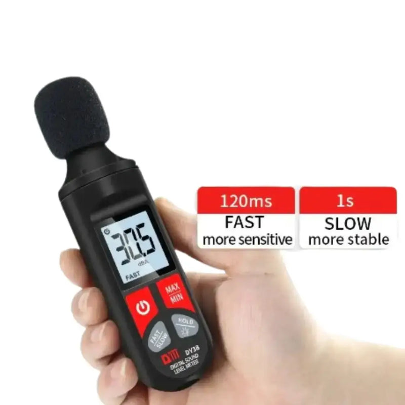 Habicare HBC Sound Level Meter - Digital DY38 Digital Sound Level Meter for Noise Measurement.