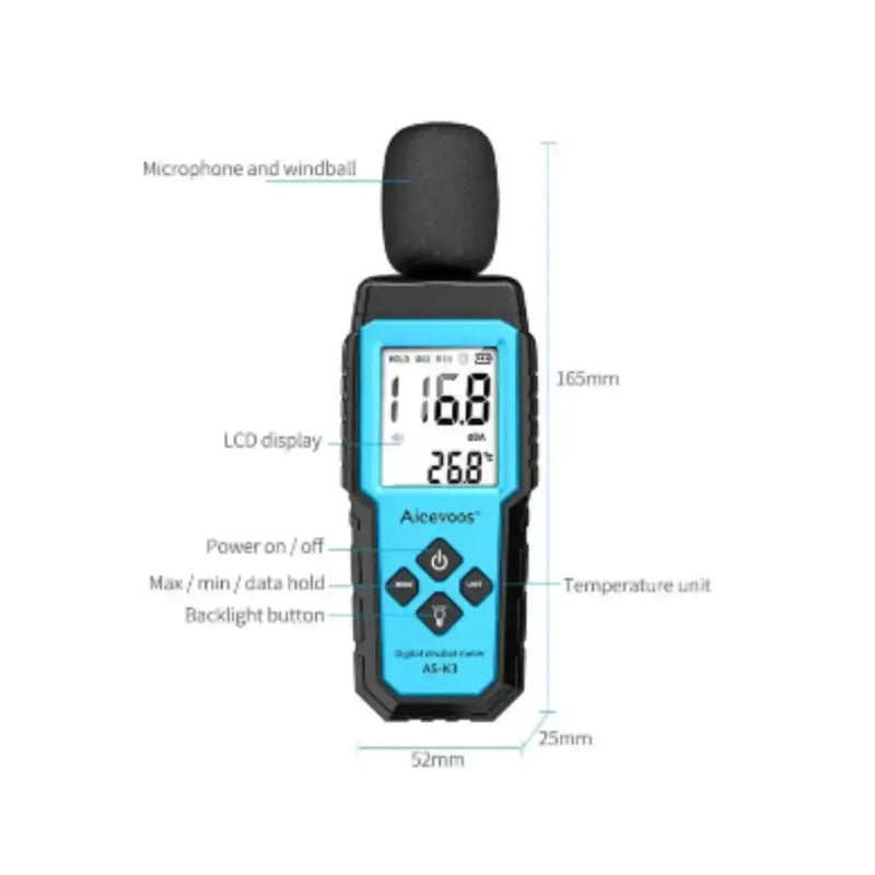 Habicare HBC Digital Sound Level Meter Habicare Digital Sound Level Meter AS-K3